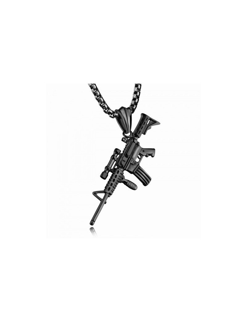 COLGANTE RIFLE DE ACERO QUIRÚRGICO