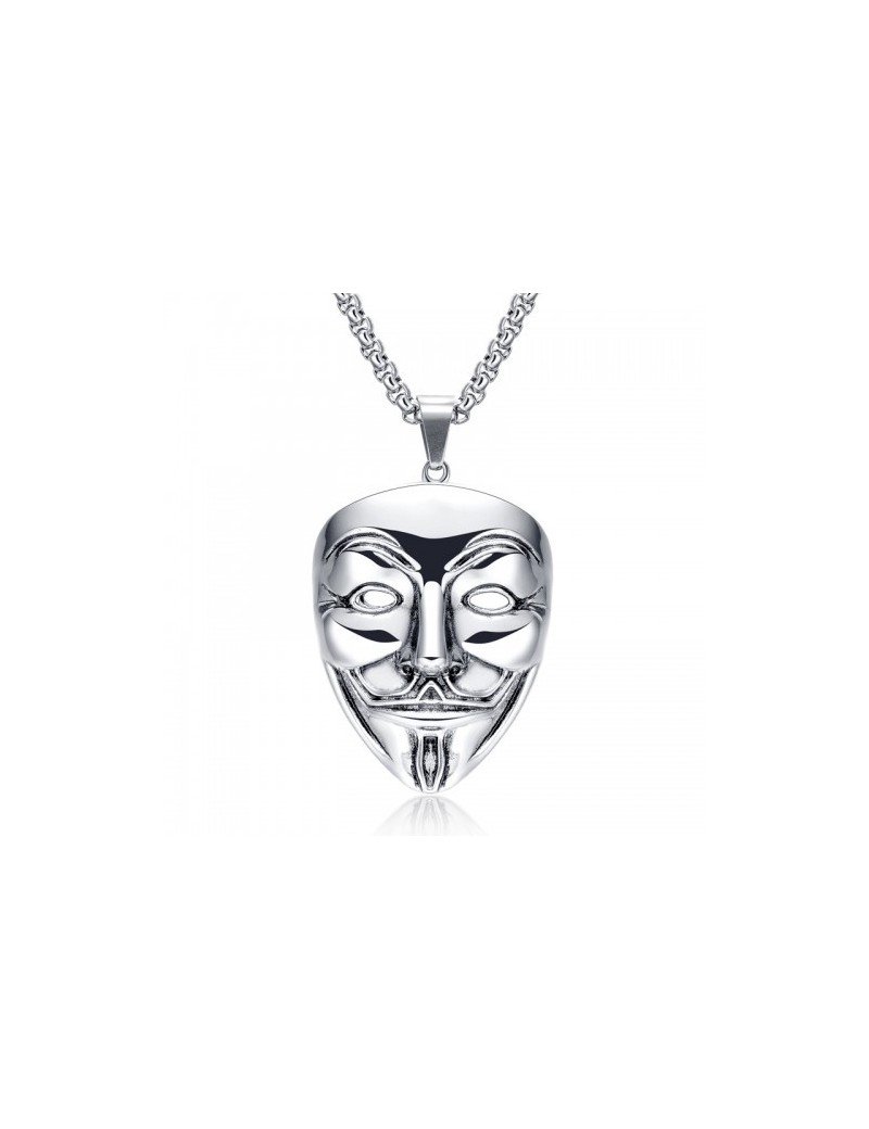COLGANTE V DE VENDETTA EN ACERO QUIRÚRGICO