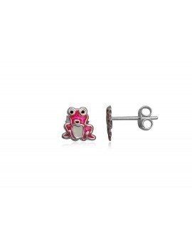 PENDIENTES DE PLATA MODELO RANA 2
