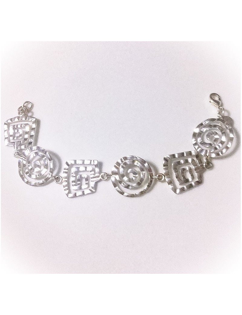 PULSERA MULTIFORMAS DE PLATA TIBETANA
