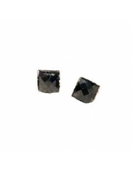 PENDIENTES ZAFIRO DE PLATA DE LEY