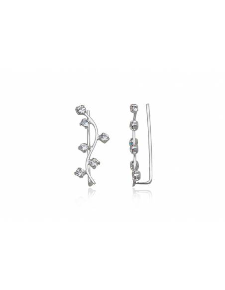 PENDIENTES TREPADORES DE PLATA DE LEY