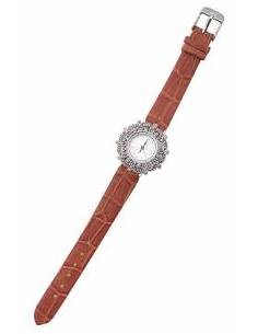 RELOJ DE MUJER CON MARCASITA Y PLATA 2