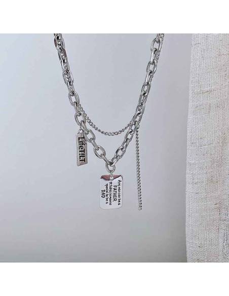 COLLAR AMOR DE PADRE DE TITANIO