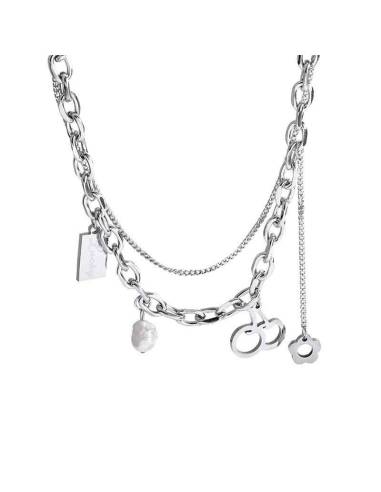COLLAR CHARM CEREZA DE TITANIO