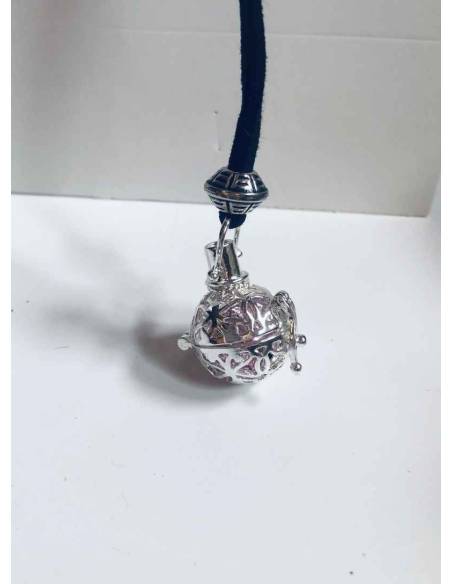 LLAMADOR DE ANGELES FLOR BAÑO DE PLATA