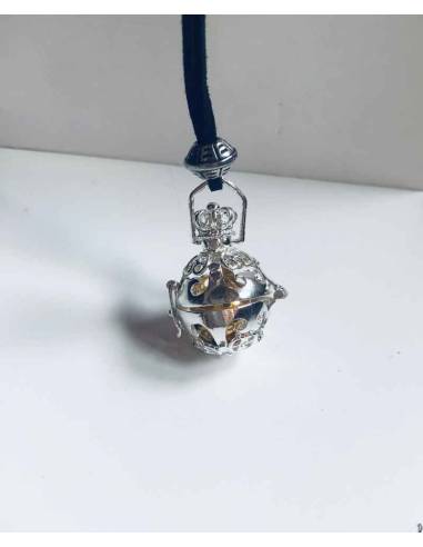 LLAMADOR DE ANGELES ETNICO BAÑO DE PLATA