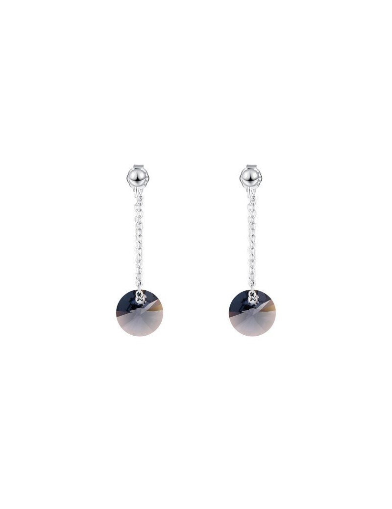 PENDIENTES PENDULO CON CRISTAL DE SWAROVSKI EN...
